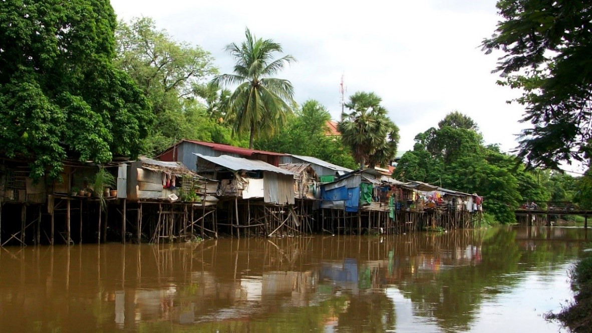 7 casas flotantes