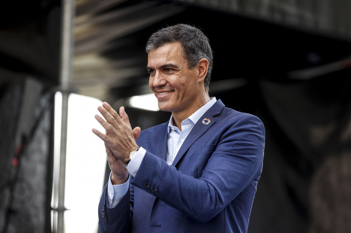 El presidente del Gobierno, Pedro Sánchez