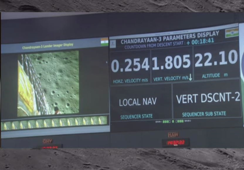 EuropaPress 5393718 aproximacion final chandrayaan polo sur luna