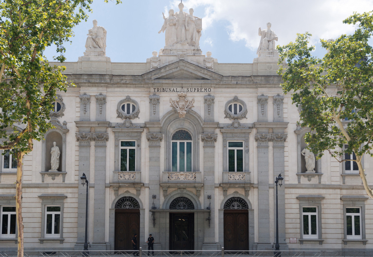 Archivo - Fachada del Tribunal Supremo, a 7 de julio de 2023, en Madrid (España). El Tribunal Supremo tiene su sede en Madrid  y es un órgano jurisdiccional único en España con jurisdicción en to