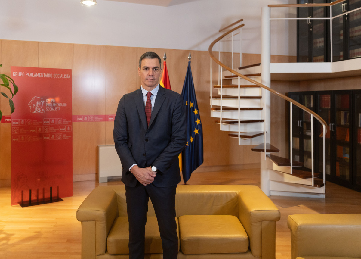 El presidente del Gobierno en funciones, Pedro Sánchez, en el Congreso