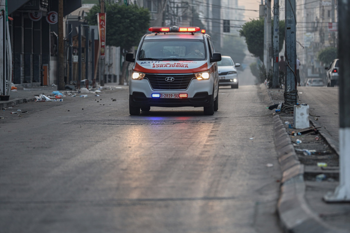 EuropaPress 5494168 ambulancia gaza