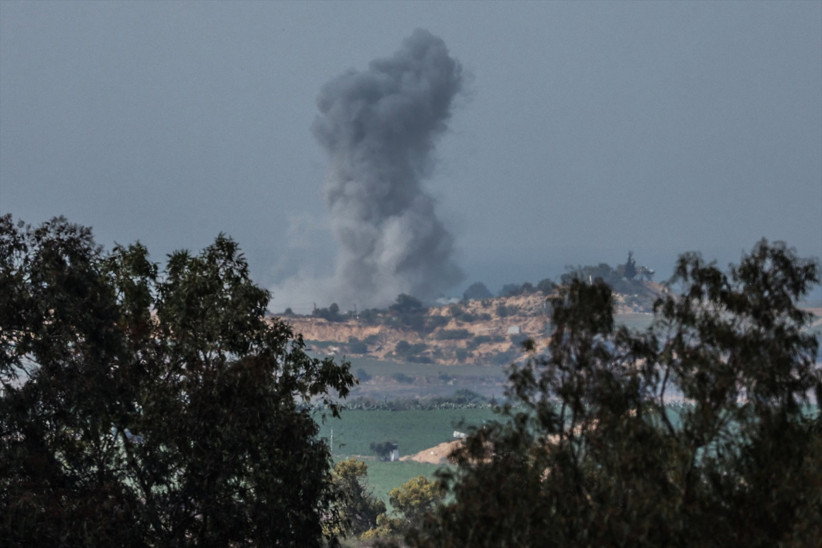 EuropaPress 5509252 16 october 2023 israel sderot smoke is seen rising from gaza strip as