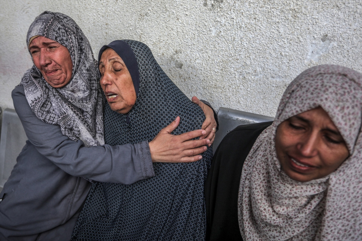 EuropaPress 5559495 07 november 2023 palestinian territories rafah palestinians mourn as they