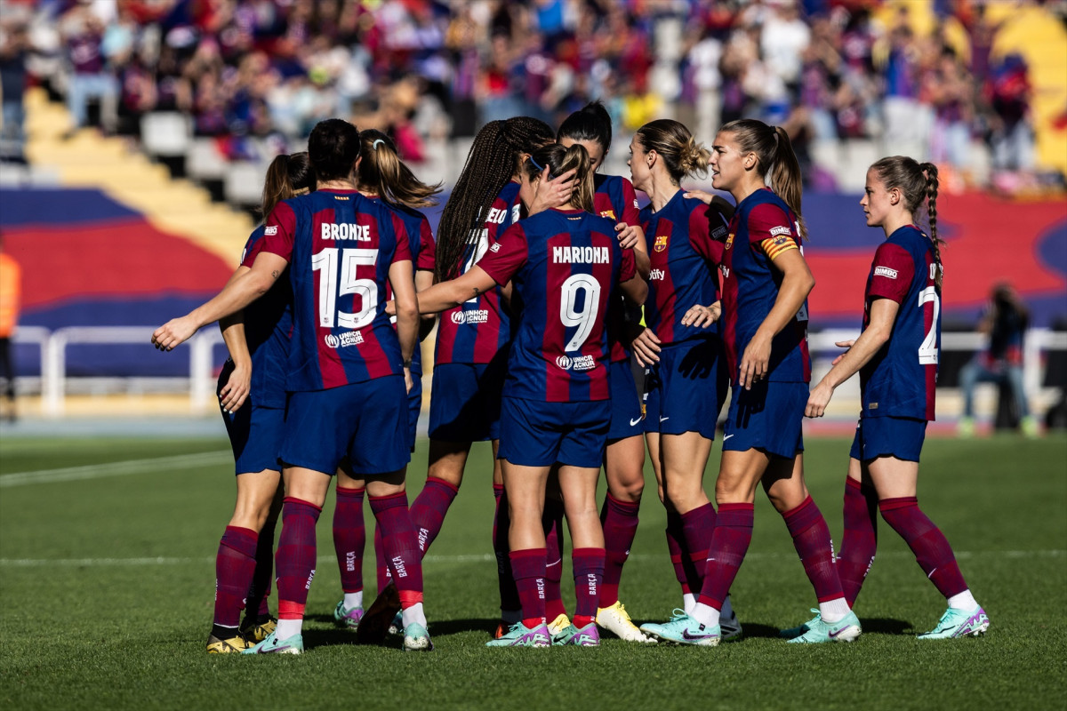 EuropaPress 5587059 aitana bonmati of fc barcelona femenino celebrates goal during the spanish