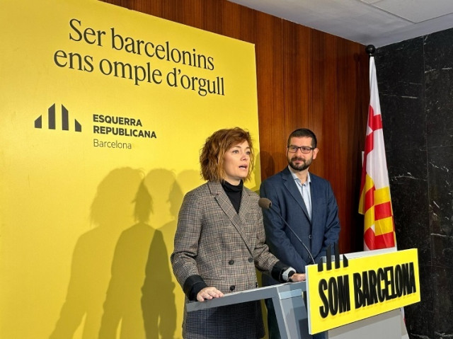 EuropaPress 5629607 portavoz erc ayuntamiento barcelona elisenda alamany portavoz adjunto jordi