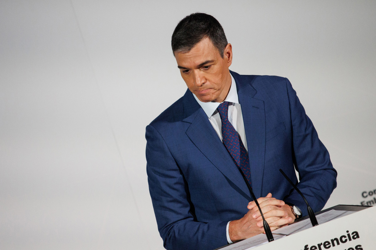 El presidente del Gobierno, Pedro Sánchez