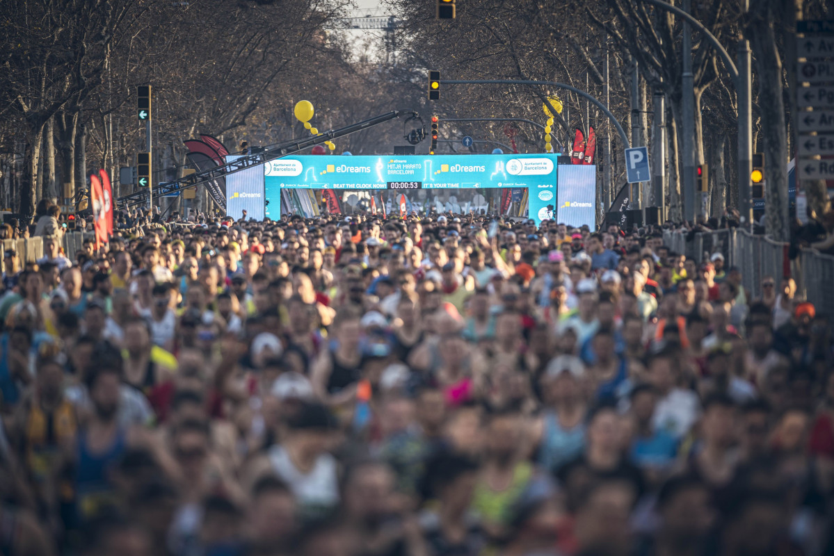 Archivo - La Mitja Marató Barcelona. Archivo.