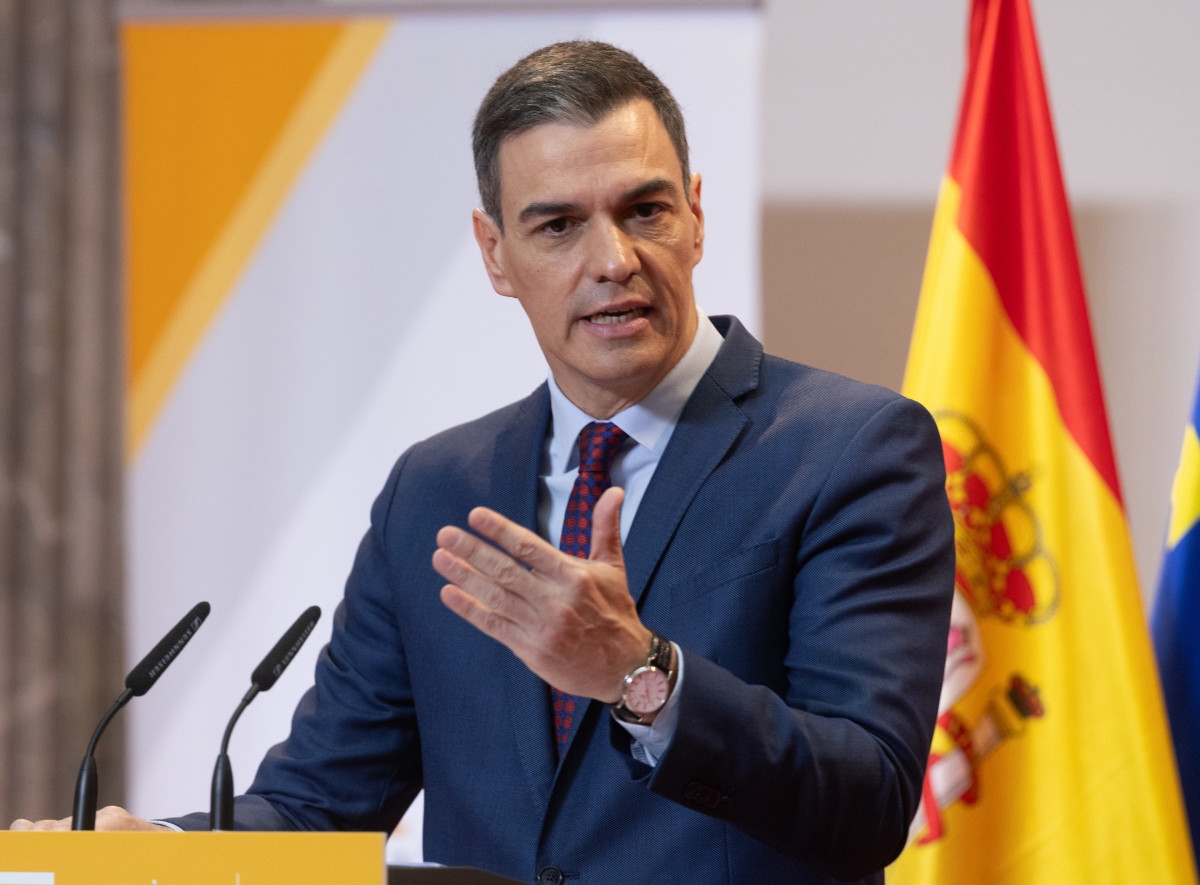 El presidente del Gobierno, Pedro Sánchez