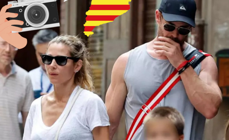 Elsa Pataky y Chris Hemsworth, pillados de vacaciones en Catalunya