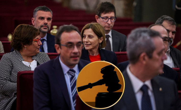 Reunión para estudiar la aplicación de la amnistía a los 'Jordis', Forcadell, Rull y Forn por 'desórdenes públicos'