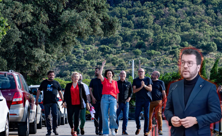 Aragonès recibe a los políticos y activistas que volvieron de Suiza en la Generalitat