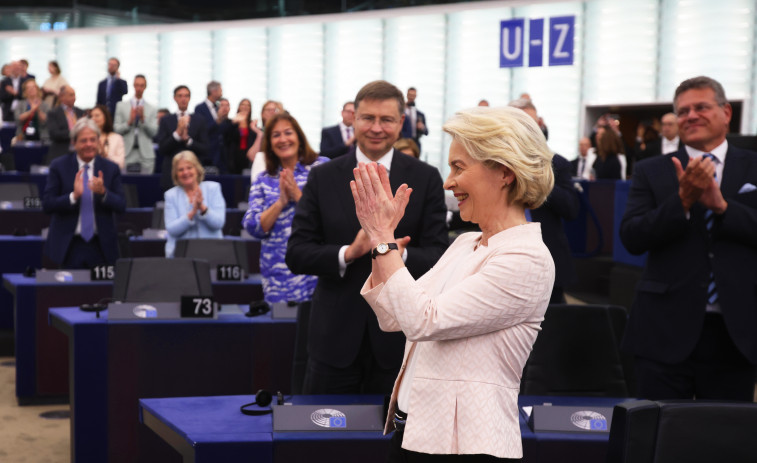 Von der Leyen, reelegida como presidenta de la Comisión Europea con 401 votos