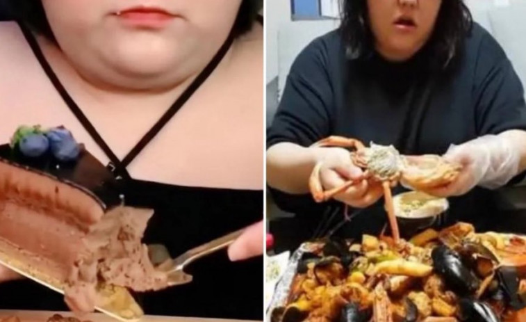 Una influencer china muere por comer demasiado durante un directo