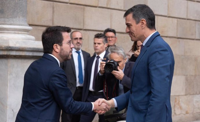 Sánchez y Aragonès se reunirán para firmar el traspaso del IMV y abordar la investidura de Illa