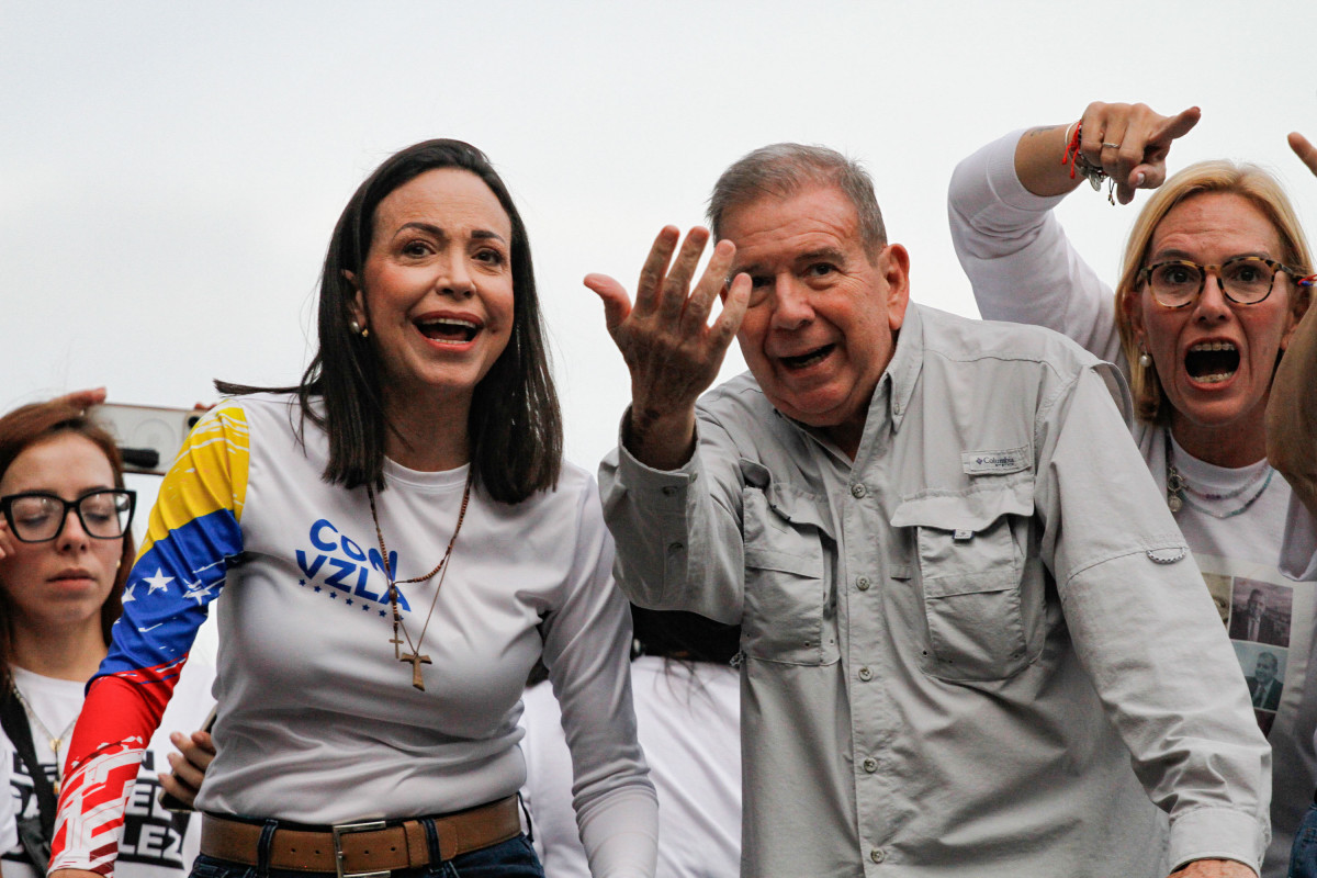 EuropaPress 6111216 caracas july 27 2024    maria corina machado front leader of the opposition