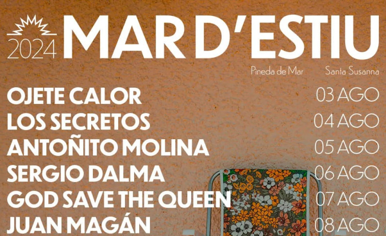 Giro de 180 grados: el festival Mar d'Estiu se hará en Santa Susanna