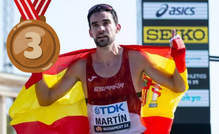 Segunda medalla para España: Álvaro Martín, bronce en los 20 kilómetros marcha