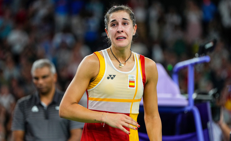 Carolina Marín cae lesionada y se despide de los Juegos Olímpicos