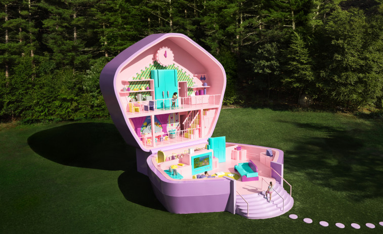 Airbnb ofrece la posibilidad de dormir en la casa-cofre noventera de la muñeca Polly Pocket