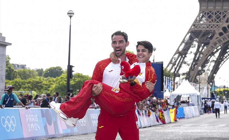 Álvaro Martín y María Pérez, oro español en París