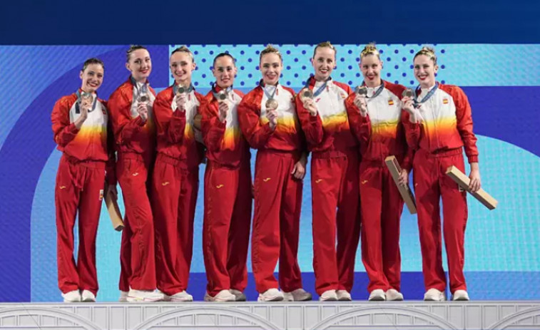 Bronce para España en natación artística: 4 catalanas brillan en París