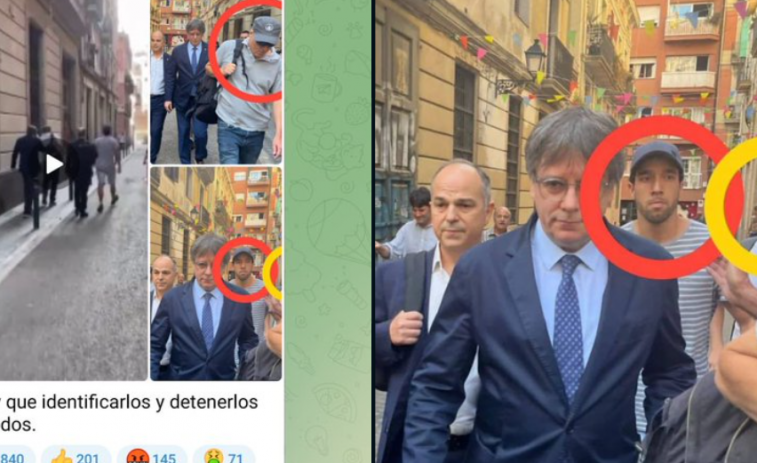 Alvise Pérez pide la detención un periodista de La Razón que cubría la llegada de Puigdemont