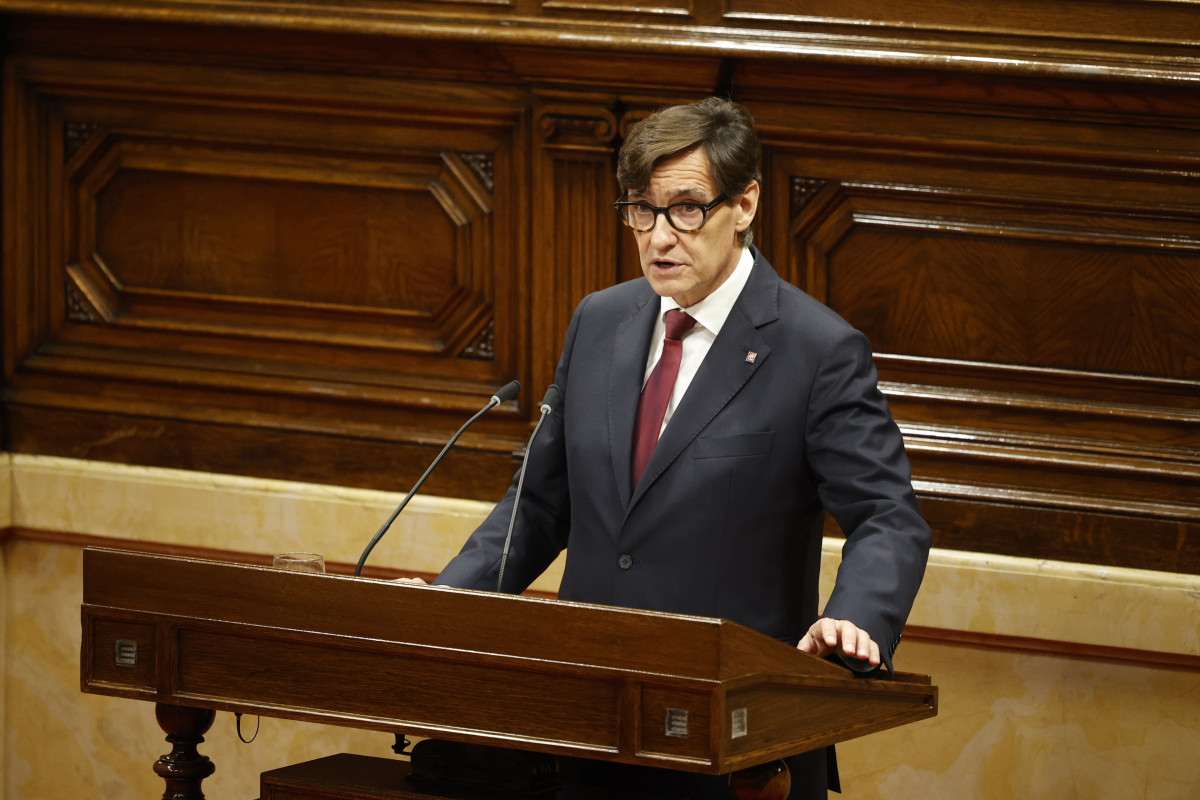 El presidente de la Generalitat de Cataluña, Salvador Illa