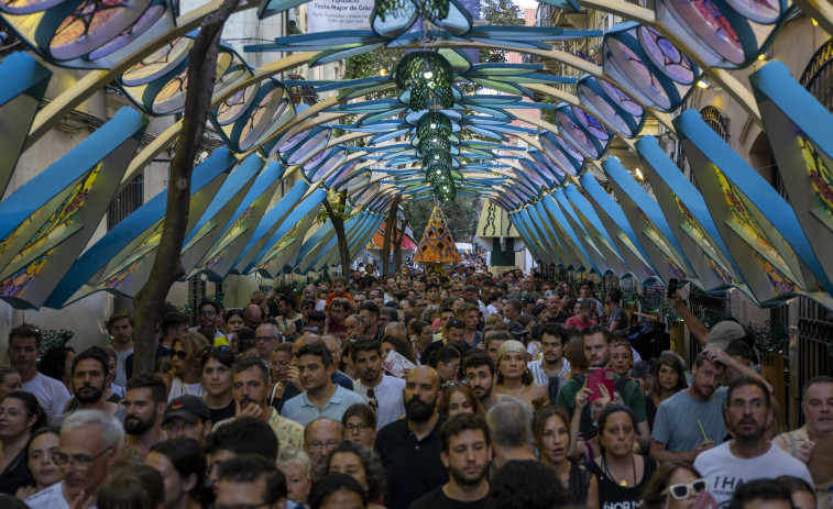 Las Fiestas de Gracia empiezan el miércoles con una noche sin música y sin 'correfoc'