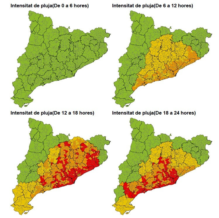 EuropaPress 6157794 proteccio civil mantiene inuncat lluvias intensas previstas miercoles tarde