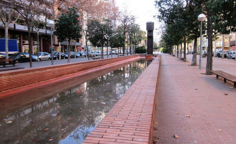 La Rambla Prim de Barcelona mejorará el paseo central en noviembre