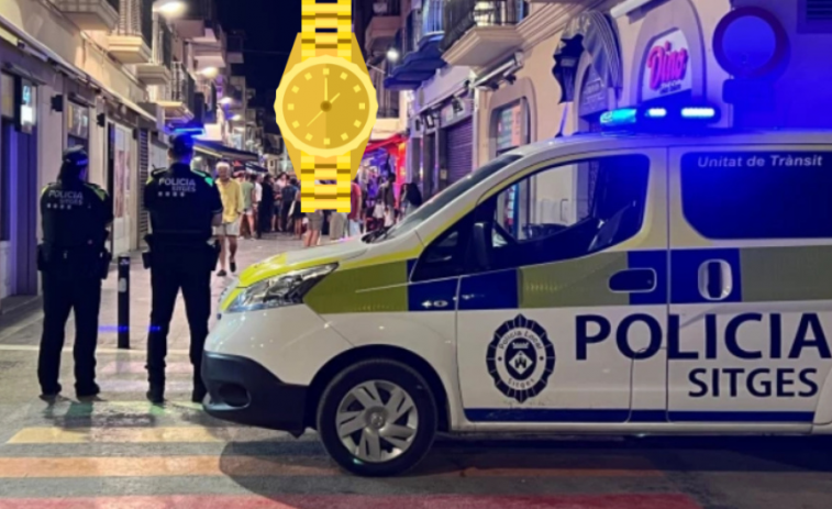 Gran operativo policial en Sitges contra los ladrones de relojes de lujo