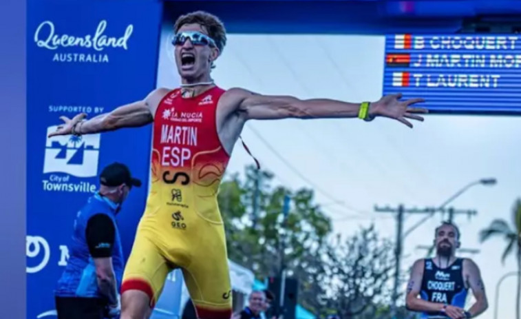 Javier Martín, campeón del mundo de duatlón