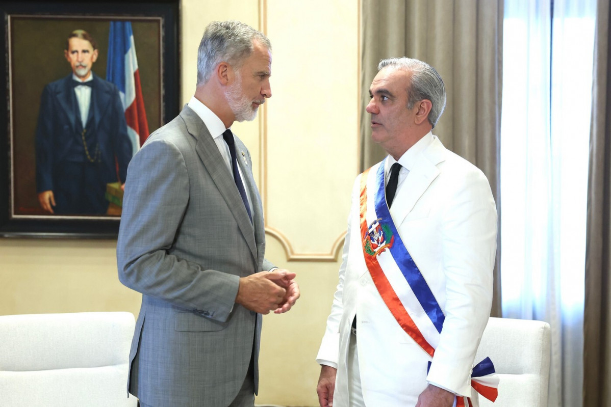 EuropaPress 6160262 rey felipe vi conversa presidente electo republica dominicana luis abinader