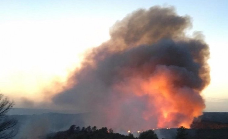 El mapa del riesgo de incendio en municipios de Catalunya este 20 de agosto