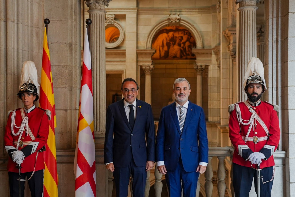 EuropaPress 6166273 presidente parlament josep rull alcalde barcelona jaume collboni primera