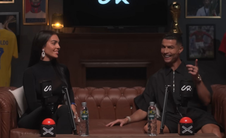 Cristiano y Georgina causan furor en el primer día como youtuber del futbolista