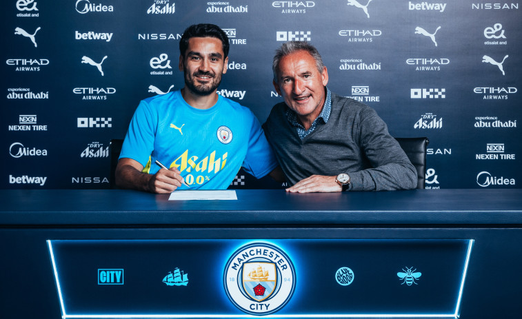 Oficial: Gundogan deja el Barça y regresa al Manchester City