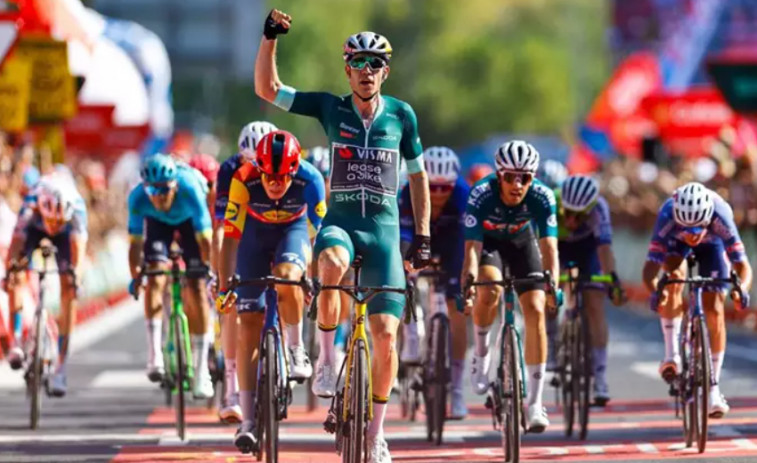 Wout Van Aert brilla en La Vuelta: el belga se lleva la décima etapa