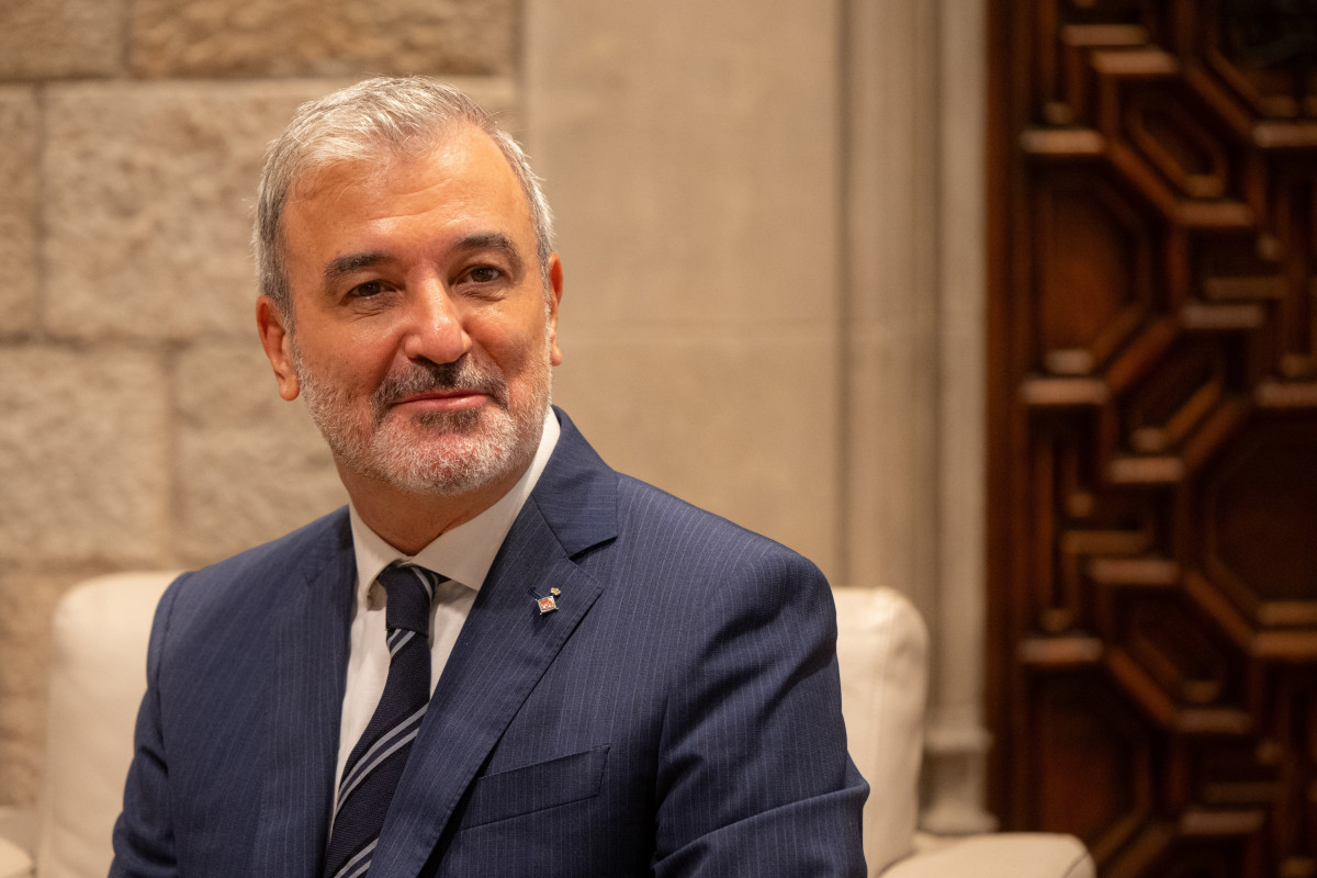 El alcalde de Barcelona, Jaume Collboni, durante su primera reunión con el presidente de la Generalitat de Catalunya, en el Palau de la Generalitat, a 23 de agosto de 2024, en Barcelona, Catalunya (E