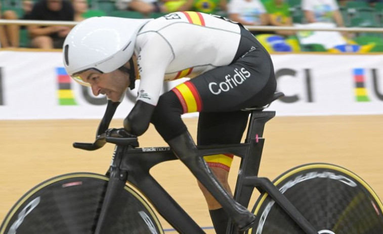 Ricardo Ten, bronce en la persecución 3.000 m C1 de ciclismo en pista