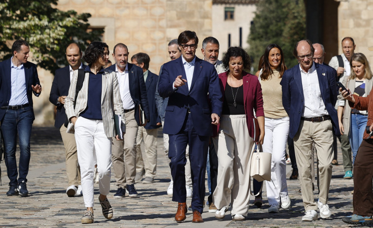 El Govern concluye su reunión en Poblet (Tarragona) saliendo a correr y con un desayuno