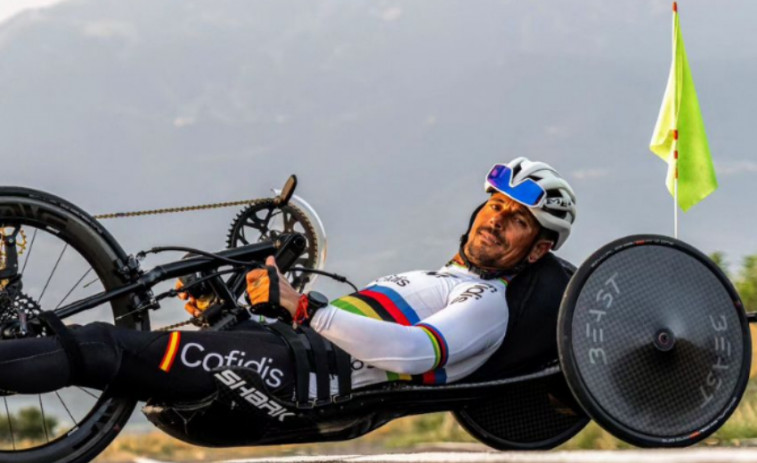 Garrote de oro: el ciclista catalán, campeón de contrarreloj de la clase H2 en París