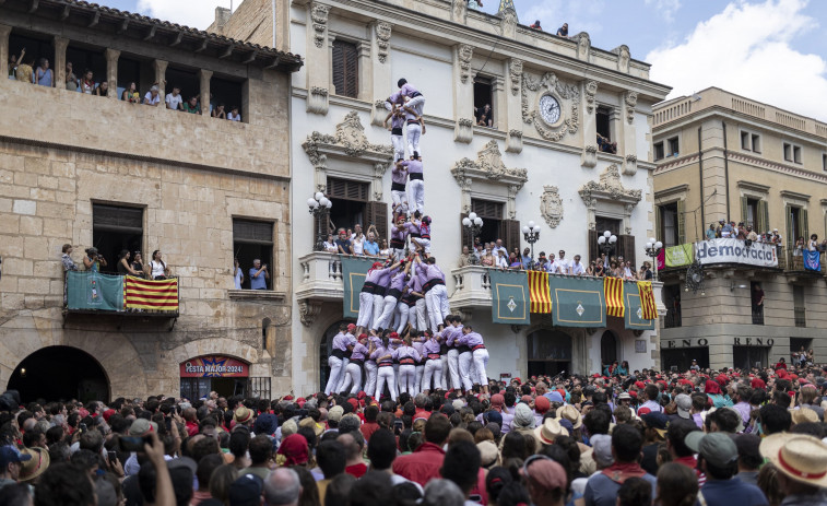 La castellera herida en una caída en la Diada de Sant Fèlix recibe el alta médica