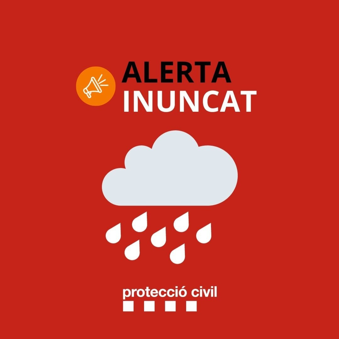 EuropaPress 6162161 aviso activacion alerta inuncat catalunya