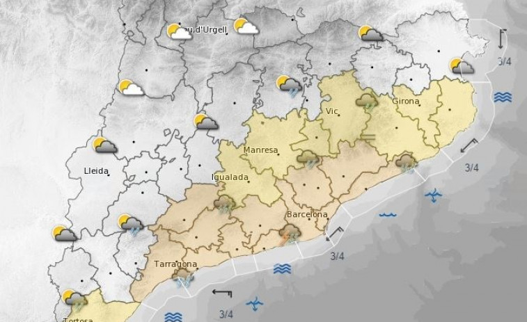 Montblanc registra hasta 123 milímetros de lluvia