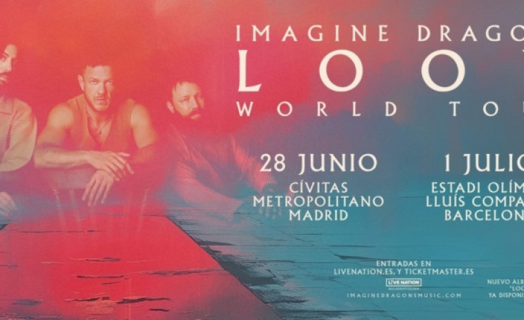 Imagine Dragons actuarán en verano de 2025 en Madrid y Barcelona