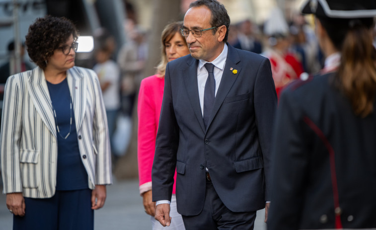 El presidente del Parlament critica que la Diada se vuelve a celebrar con un 