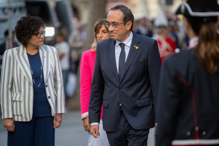 El presidente del Parlament critica que la Diada se vuelve a celebrar con un 