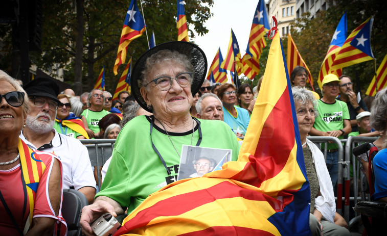 Girona reúne a 6.500 personas en la concentración de la Diada según la Polícia Local